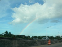 rainbow coming back to San Juan.JPG